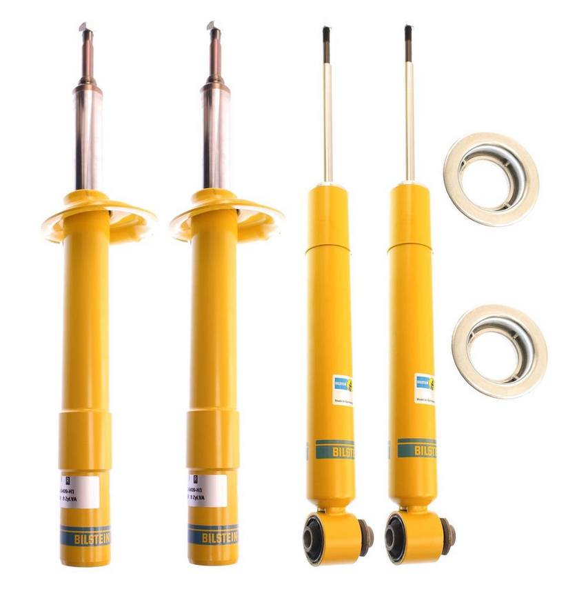 BMW Suspension Strut and Shock Absorber Assembly Kit - Front and Rear (Without Self-Leveling Suspension) (B8 Performance Plus) 33522229126 - Bilstein 3810336KIT